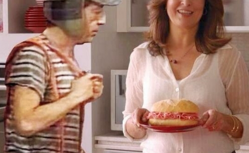 O maior sandu&iacute;che de presunto do mundo 