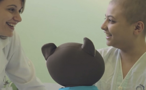 Ursos levam mensagens a crian&ccedil;as com c&acirc;ncer