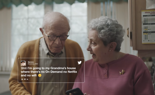 Tweets dos netos sobre Natal e a rea&ccedil;&atilde;o dos av&oacute;s