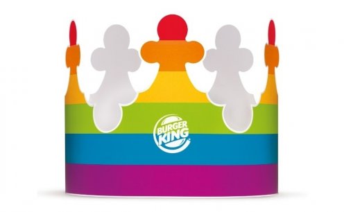 Burger King distribuir&aacute; coroas coloridas para apoiar orgulho LGBT