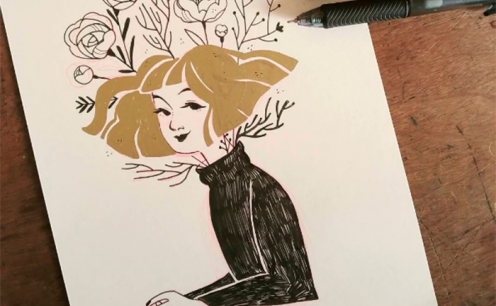 Inktober! O desafio para os artistas de   desenharem durante todo m&ecirc;s de outubro 