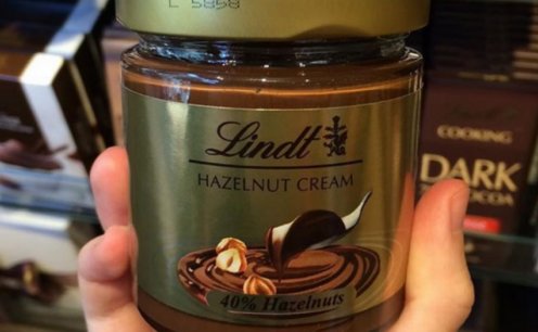 Lindt lan&ccedil;a creme de avel&atilde;