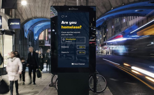 Moradores de rua da Su&eacute;cia podem encontrar abrigo atrav&eacute;s de an&uacute;ncios