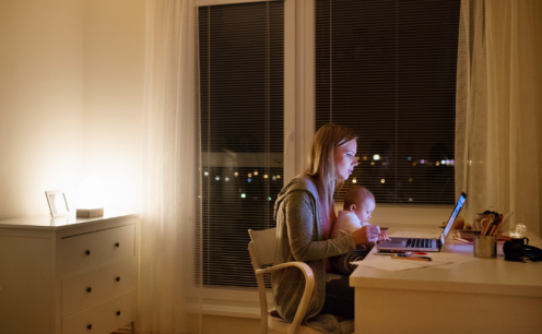 Mulheres, m&atilde;es, executivas e de quarentena