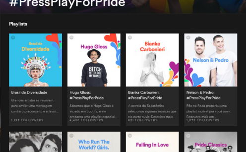 Spotify cria sess&atilde;o especial para celebrar o Orgulho LGBTQ