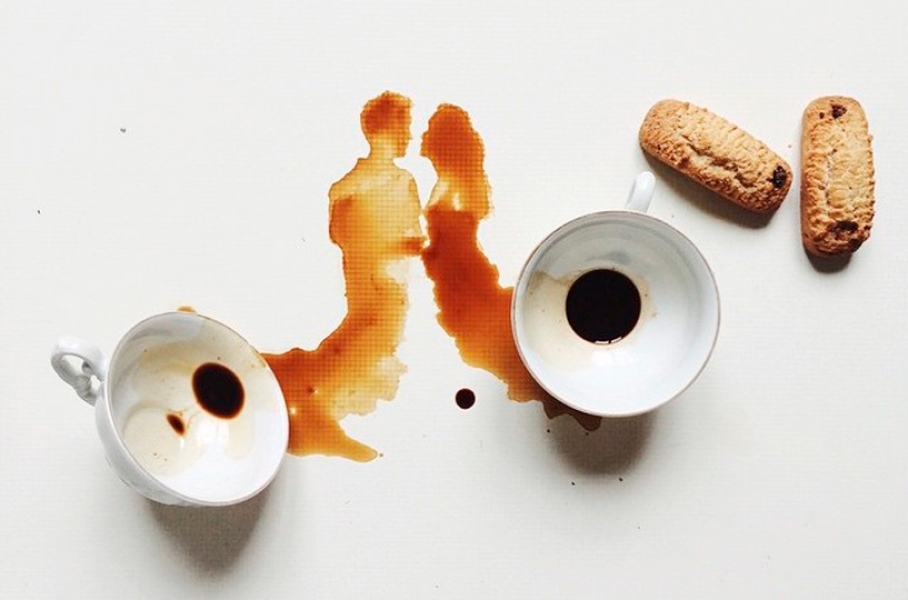 Caf&eacute; vira arte nas m&atilde;os de Giulia Bernadelli