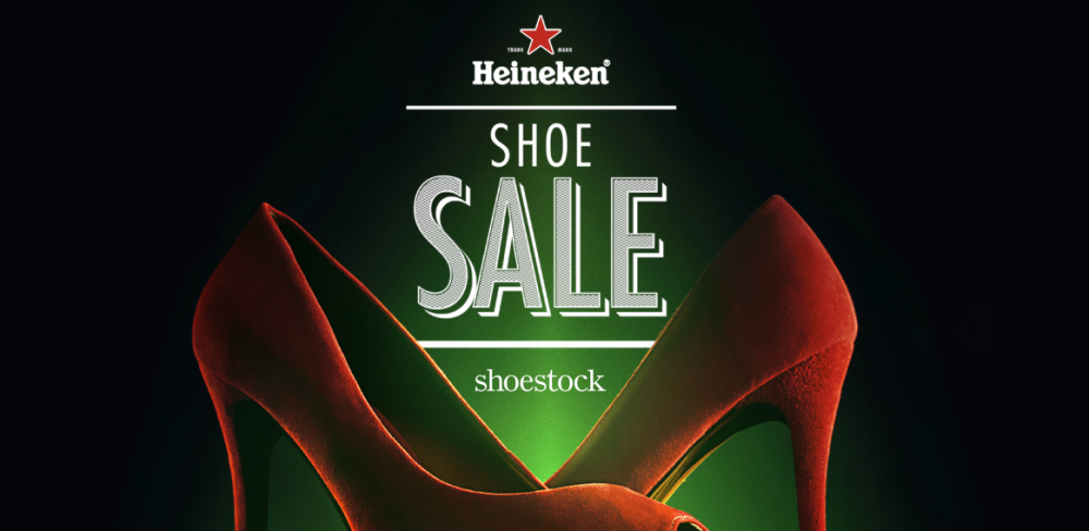 Heineken cria liquida&ccedil;&atilde;o de sapatos femininos 
