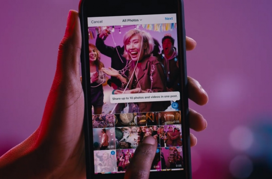 Atualiza&ccedil;&atilde;o do Instagram possibilita postar v&aacute;rias fotos e v&iacute;deos em publica&ccedil;&atilde;o &uacute;nica