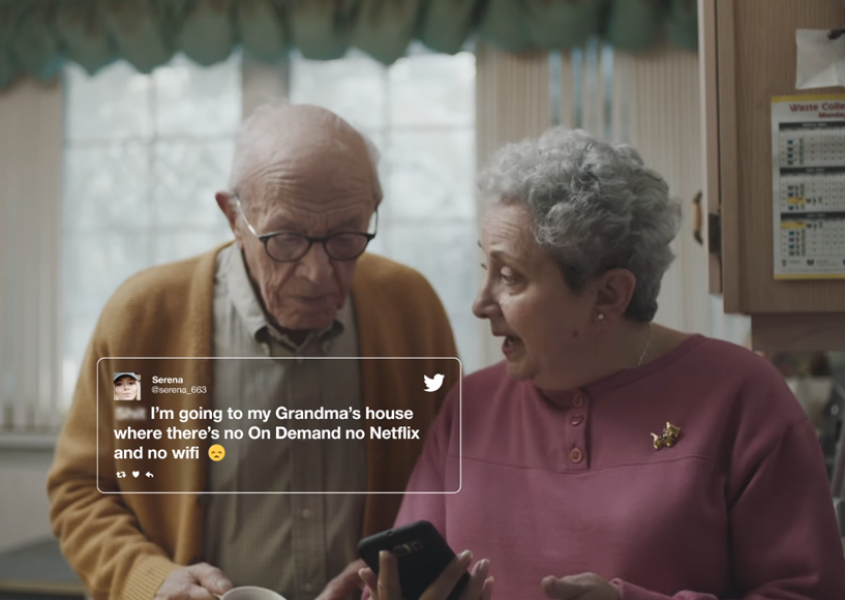 Tweets dos netos sobre Natal e a rea&ccedil;&atilde;o dos av&oacute;s