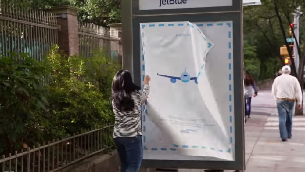 Mobili&aacute;rio urbano Jet Blue 