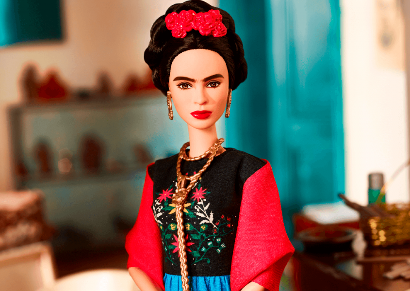 Uma boneca da Frida Kahlo? Venha conhecer a nova linha &ldquo;Barbie Mulheres Inspiradoras&rdquo;! 