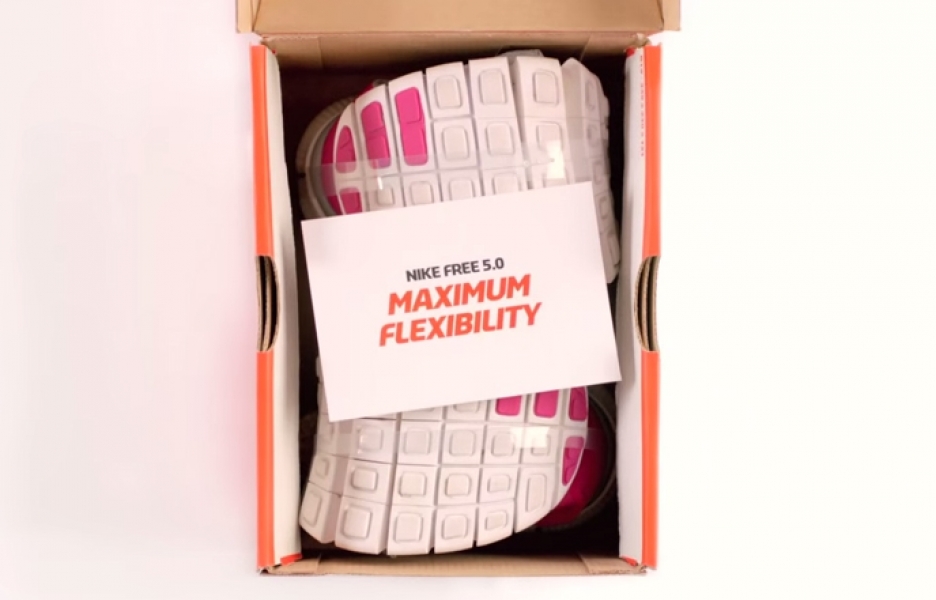 NIKE FREE 5.0 EM CAIXA COM UM TER&Ccedil;O DO TAMANHO