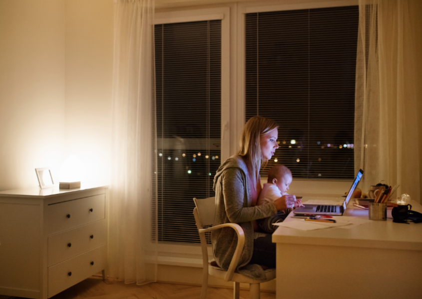 Mulheres, m&atilde;es, executivas e de quarentena