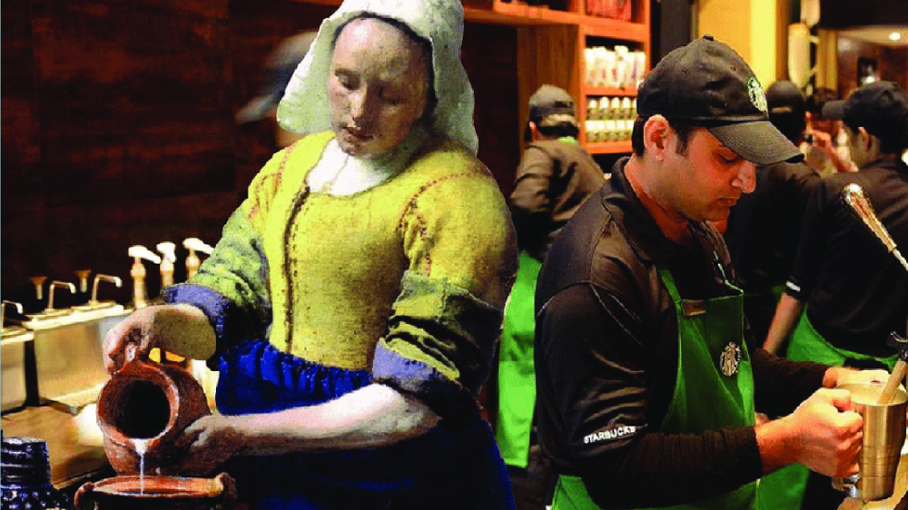 Para acalmar o caos: artistas que recriam obras cl&aacute;ssicas com colagens e gatinhos