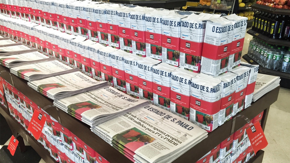 O Estado de S.Paulo e Caf&eacute; Pel&eacute;